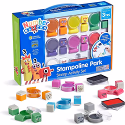 Learning Resources Numberblocks Stampoline Park Stamp Activity Set