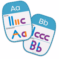 LSP1247-UK Buchstaben Builders Set, Handwriting Practice Activities, Pencil Grip Skill Trainer, Formation, Letter
