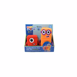 Learning Resources HM94554-UK One and Two Playful Pals, Numberblocks Plush Girls & Boys, Soft Toys for Toddlers 1-3, Ages 18 ...