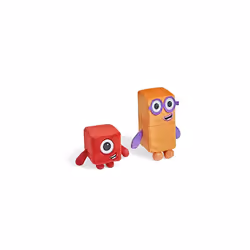 Learning Resources HM94554-UK One and Two Playful Pals, Numberblocks Plush Girls & Boys, Soft Toys for Toddlers 1-3, Ages 18 Months+, Multi