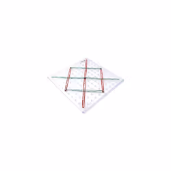 Learning Resources 23cm 11 X 11 Pin Transparent Geoboard, 5 yr(s), Plastic, Transparent