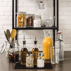 Olive Oil Pourer Bottle Vinegar Dressing Drizzler Dispenser with Tapor 268ml