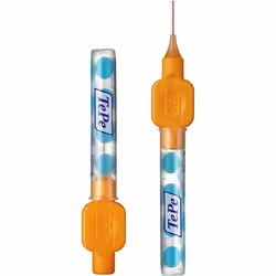 TePe Interdental Brushes Oral Dental Floss Toothbrush - Different Colours & Sizes (3 x Pack (24 Brushes), 0.45mm Orange)