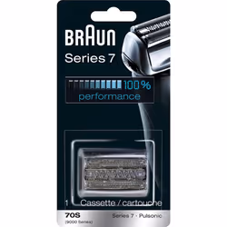 Braun Series 7 70S Electric Shaver Head Replacement Cassette Silver