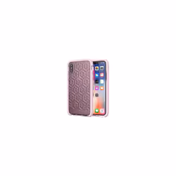 Case For iPhone XS & X Evo Gem TECH21 FlexShock Drop Protection Cover -Rose/Pink