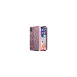 Case For iPhone XS & X Evo Gem TECH21 FlexShock Drop Protection Cover -Rose/Pink