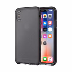 Tech21 Evo Check, Cover, Apple, iPhone X, 14.7 cm (5.8"), Black, Grey