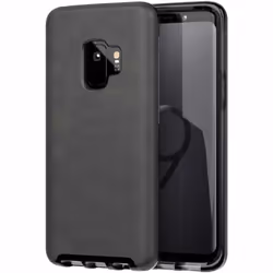 Tech21 Luxe Brent Vegan Leather Black Drop proof skin shell case Samsung S9