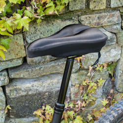 Wide Superior Comfort Bike Seat Cover Padded Gel