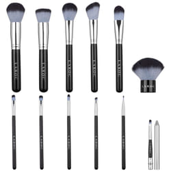 Kabuki Makeup Brushes 12pc, LaRoc, Powder & Liquid