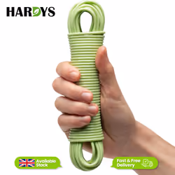 Heavy Duty Clothes Washing Line Steel Core Strong - Green, 15M