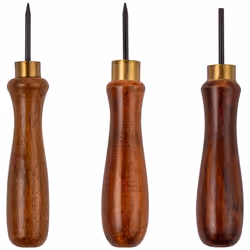 3pc Bradawl Set, Square, Round, Chisel Point Tools