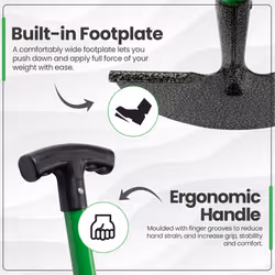 Grass Lawn Edge Border Edging Knife Cutter Step Edger Long Handle
