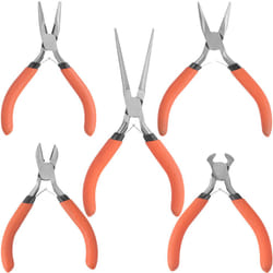 5pcs Mini Pliers Set - Ergonomic Sprung Handles