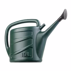 5L to 10L Watering Can with Detachable Rose Head - Green, 10L