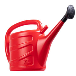 5L to 10L Watering Can with Detachable Rose Head - Red, 7L