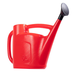 5L to 10L Watering Can with Detachable Rose Head - Red, 6L