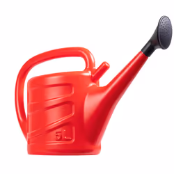 5L to 10L Watering Can with Detachable Rose Head - Red, 5L