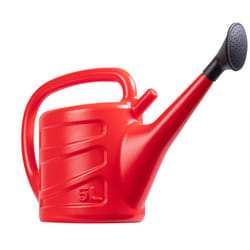 5L to 10L Watering Can with Detachable Rose Head - Red, 5L