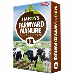 40L Organic Farmyard Manure Fertiliser Plants Lawn