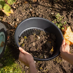 Large Plastic Round Garden Sieve Riddle Riddler Soil Sifter Mesh Tool
