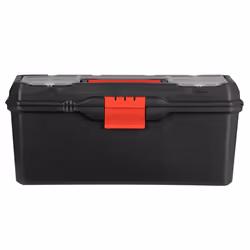 Plastic Tool Boxes Organiser Storage Toolbox Case - Medium - 16"