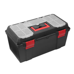 Plastic Tool Boxes Organiser Storage Toolbox Case - X-Large - 22"