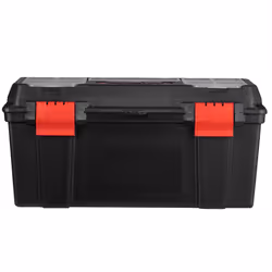 Plastic Tool Boxes Organiser Storage Toolbox Case - X-Large - 22"