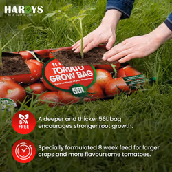Tomato Grow Bag Planter Peat Free Enriched Compost