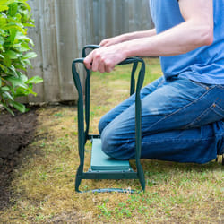 Folding Garden Kneeler with Handles & Tool Pouch