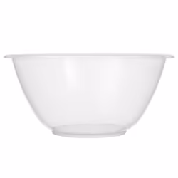 Clear Plastic Mixing Bowl for Baking, Salad, Cakes - Medium - 20cm