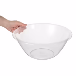 Clear Plastic Mixing Bowl for Baking, Salad, Cakes - X-Large - 30cm