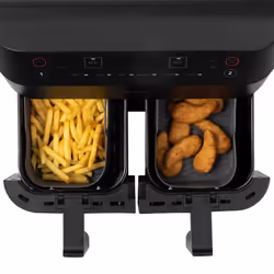 2pk Reusable Silicone Air Fryer Liners 20 x 14 cm