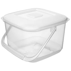 6L Clear Food Storage Container with Airtight Lid