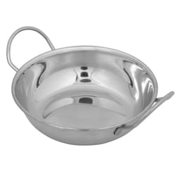 Stainless Steel Curry Balti Serving Dishes - 18cm, 1x Balti Dish