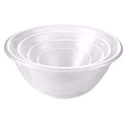 Clear Plastic Mixing Bowl for Baking, Salad, Cakes