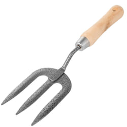 Carbon Steel Weeding Hand Fork, Ash Wood Handle