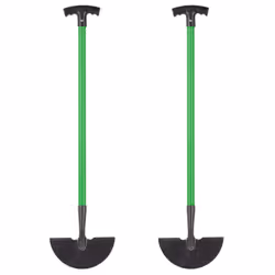 2x Grass Lawn Edge Border Edging Knife Cutter Step Edger Long Handle