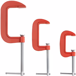 Heavy Duty G Clamp Set - 2"/50mm 3"/75mm 4"/100mm