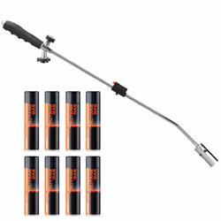Weed Burner Wand Garden Blowtorch - Weed Burner + 8 Refills