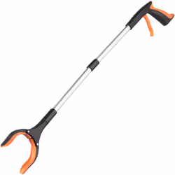 31" Folding Litter Picker Reacher Grabber Stick - Orange