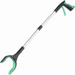 31" Folding Litter Picker Reacher Grabber Stick - Green
