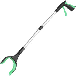 31" Folding Litter Picker Reacher Grabber Stick - Green