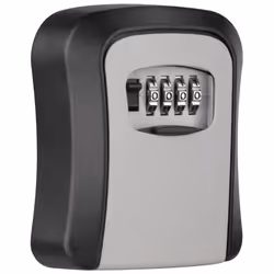 Key Safe Lock Box, Outdoor Wall Mounted, 4-Digit
