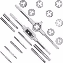 20pc Tap and Die Set, Complete Rethreading Kit
