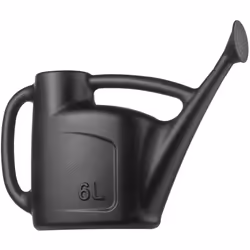 6L Black Watering Can with Detachable Rose Head