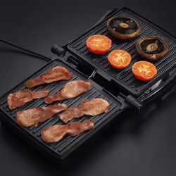 Russell Hobbs 3-in-1 Panini Press, Grill and Griddle 17888, Stainless Steel