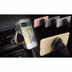 Triangle Magnetic Car Holders Compatible with all smartphone models - Silver