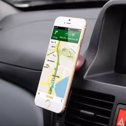 Aquarius Universal Magnetic Car Mount Phone Holder For Smartphone, Rose Gold