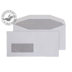 Blake White Window Gummed Mailing Wallet DL+ 114x235mm 90gsm (Pack 1000)
